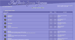 Desktop Screenshot of forums.asobrain.com